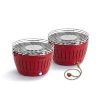 Гриль Lotus Grill Classic Hybrid, красный