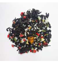 Чай «Сокочай», черный с соком ананаса, клубникой, мятой, медом и лимоном