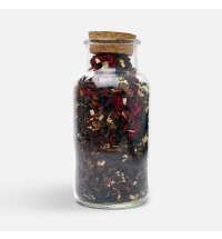 Чай «Сокочай», черный с соком ананаса с вишней, цветками и коркой граната и лемонграссом