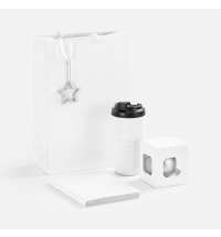 Набор Astrela, белый с серебристым