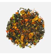 Чай «Сокочай», зеленый с соком ананаса, облепихой, толокнянкой и сафлором