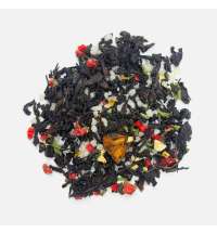 Чай «Сокочай», черный с соком ананаса, клубникой, мятой, медом и лимоном