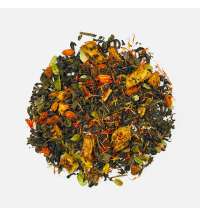 Чай «Сокочай», зеленый с соком ананаса, облепихой, толокнянкой и сафлором