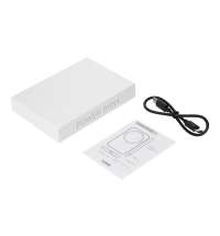 Внешний аккумулятор Artex PD 5000mAh с функцией беспроводной зарядки 15W, серебряный