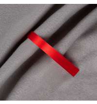 Лента сатиновая Satin 10 S, красная, 20 см