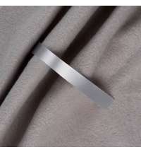 Лента сатиновая Satin 10 S, серая, 50 см