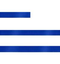 Лента сатиновая Satin 10 S, синяя, 20 см