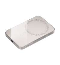 Внешний аккумулятор Artex PD 5000mAh с функцией беспроводной зарядки 15W, титановый