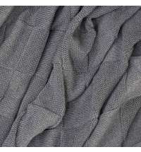 Плед Cella вязаный, серый (без подарочной коробки)