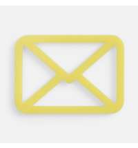 Подвеска Office, 3D-печать на заказ, конверт