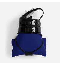 Складная бутылка для воды Langfossen, синяя