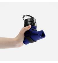 Складная бутылка для воды Langfossen, синяя