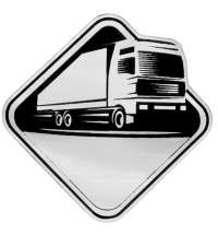 Шильд-наклейка фура, серебро