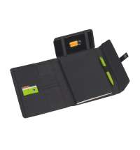 Папка А5 с беспроводным зарядным устройством 4000 mAh и блокнотом softtouch