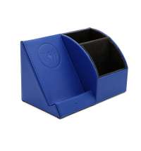 Настольный органайзер Prestige c беспроводной зарядкой, синий