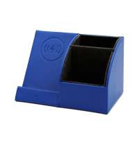 Настольный органайзер Prestige c беспроводной зарядкой, синий