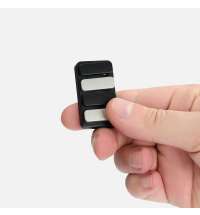 Антистресс-кликер Clacky, черный с серебристым