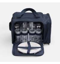 Набор для пикника Campello на 4 персоны, темно-синий