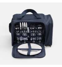 Набор для пикника Campello на 4 персоны, темно-синий