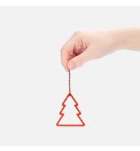 Подвеска &laquo;Елочка&raquo;, 3D-печать, красная