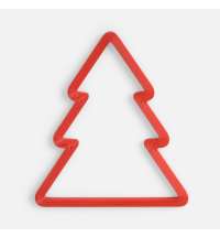 Подвеска &laquo;Елочка&raquo;, 3D-печать, красная