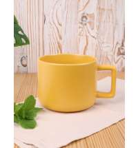 Чашка Jumbo в коробке матовая, желтая