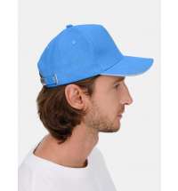 Бейсболка Classic 2.0, синяя с белым кантом