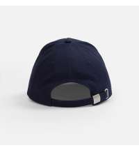 Бейсболка Classic 2.0, темно-синяя с белым кантом