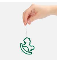 Подвеска &laquo;Лошадка-качалка&raquo;, 3D-печать, зеленая