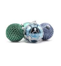 Набор новогодних пластиковых шаров №4 (9 шт.)