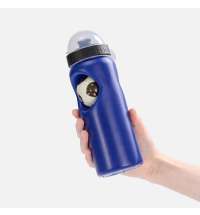 Бутылка с антистрессом Footballer, синяя