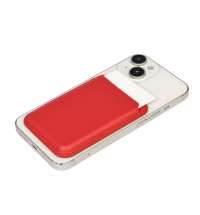 Магнитный держатель карт на телефоне WASAT, красный