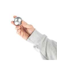 Антистресс-мяч Mash, серебристый