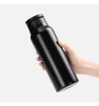 Термобутылка Magnus с магнитным держателем для телефона, черная