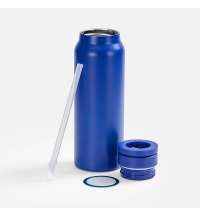 Термобутылка Magnus с магнитным держателем для телефона, синяя