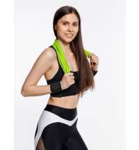 Охлаждающее полотенце Narvik в силиконовом чехле, зеленое яблоко