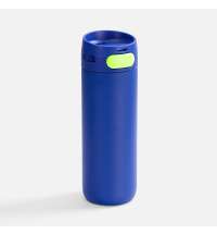 Термостакан X1 с цветной кнопкой, синий с желтым