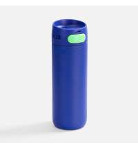 Термостакан X1 с цветной кнопкой, синий с зеленым