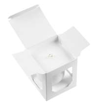 Елочный шар Gala Matt в коробке, 8,5 см, белый