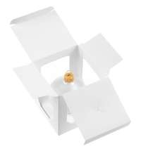 Елочный шар Gala Matt в коробке, 8,5 см, белый