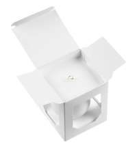 Елочный шар Gala Matt в коробке, 6 см, белый