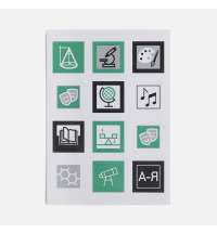 Стикерпак бумажный Industry, наука и искусство