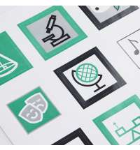 Стикерпак бумажный Industry, наука и искусство