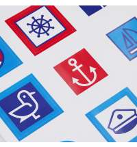 Стикерпак бумажный Industry, море