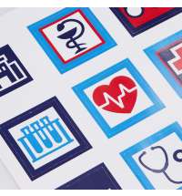 Стикерпак бумажный Industry, медицина