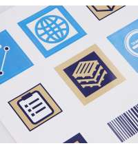 Стикерпак бумажный Industry, логистика