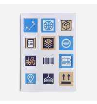 Стикерпак бумажный Industry, логистика