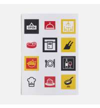 Стикерпак бумажный Industry, кафе