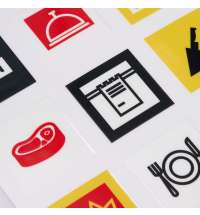 Стикерпак UV-DTF Industry, кафе