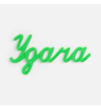 Подвеска Word, 3D-печать на заказ, удача